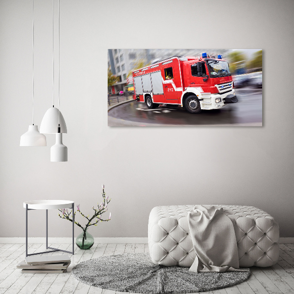 Print on acrylic Fire truck