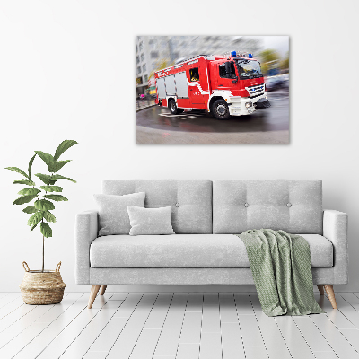 Print on acrylic Fire truck