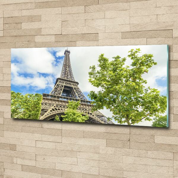 Glass acrylic wall art Eiffel Paris tower