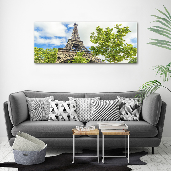 Glass acrylic wall art Eiffel Paris tower