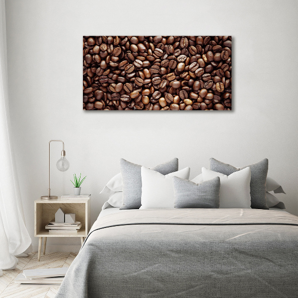 Glass acrylic wall art Coffee beans