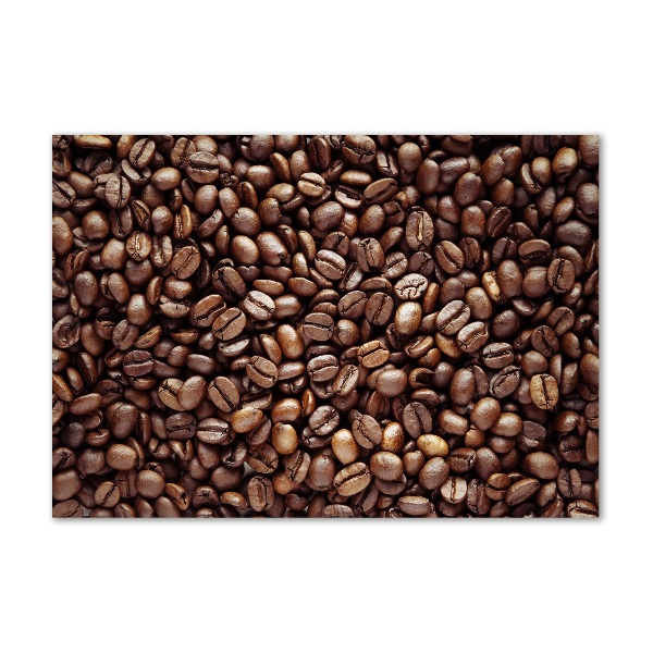 Glass acrylic wall art Coffee beans