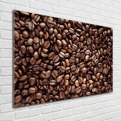 Glass acrylic wall art Coffee beans