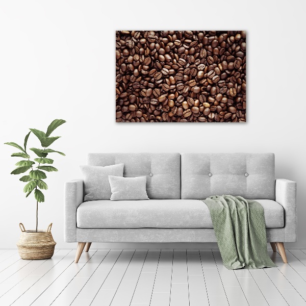 Glass acrylic wall art Coffee beans