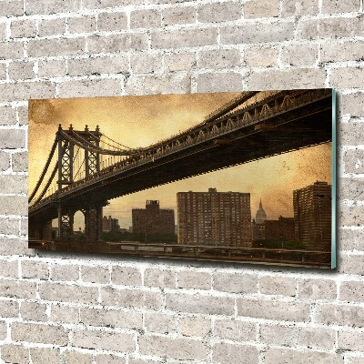 Glass acrylic wall art Manhattan New York