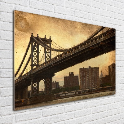 Glass acrylic wall art Manhattan New York