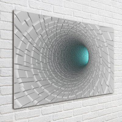 Print on acrylic 3D tunnel