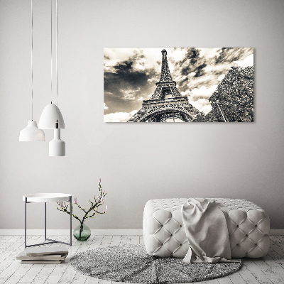 Glass acrylic wall art Eiffel Paris tower