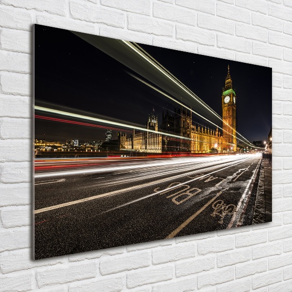 Glass acrylic wall art Big Ben London