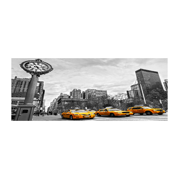 Print on acrylic New York taxis