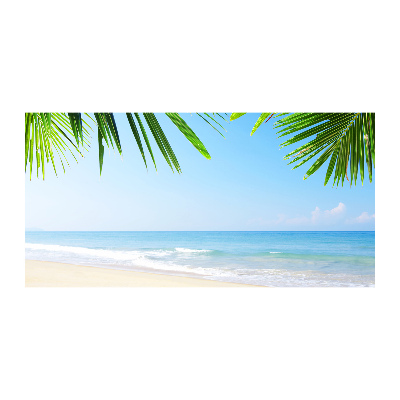 Acrylic wall art Tropical beach