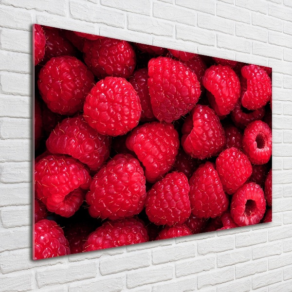 Acrylic wall picture Raspberries