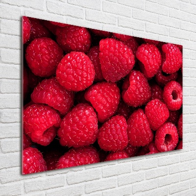 Acrylic wall picture Raspberries