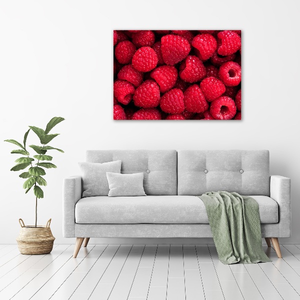 Acrylic wall picture Raspberries