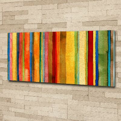 Print on acrylic Colorful stripes