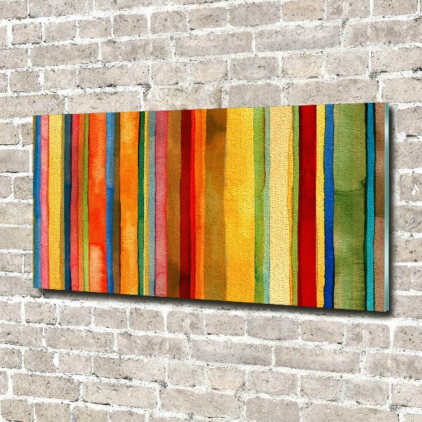 Print on acrylic Colorful stripes