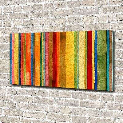 Print on acrylic Colorful stripes