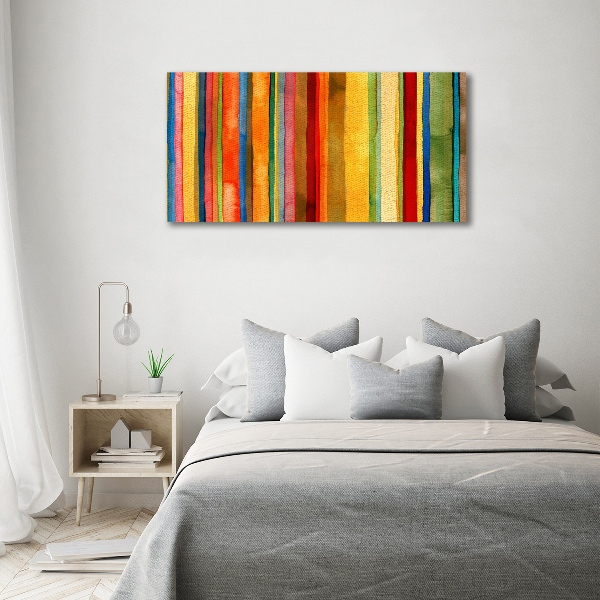 Print on acrylic Colorful stripes