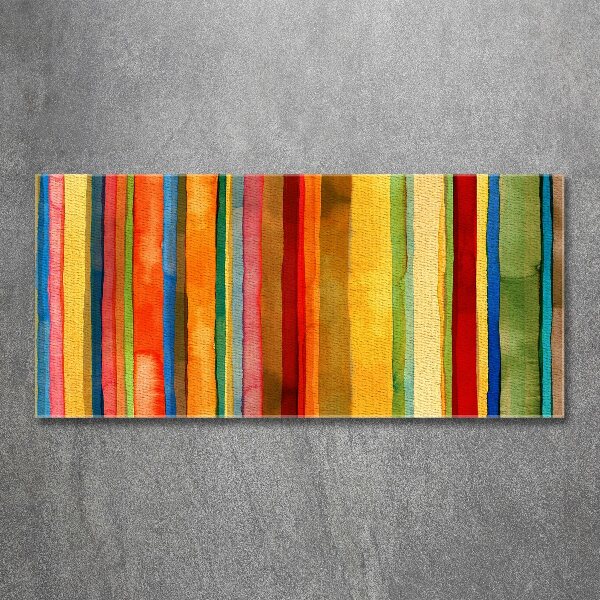 Print on acrylic Colorful stripes