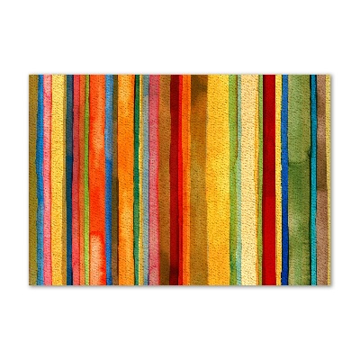 Print on acrylic Colorful stripes