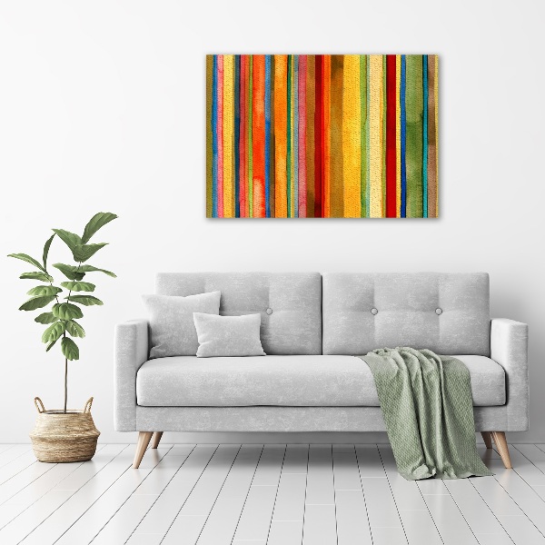 Print on acrylic Colorful stripes