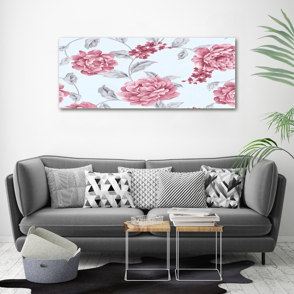 Acrylic wall art Peonies