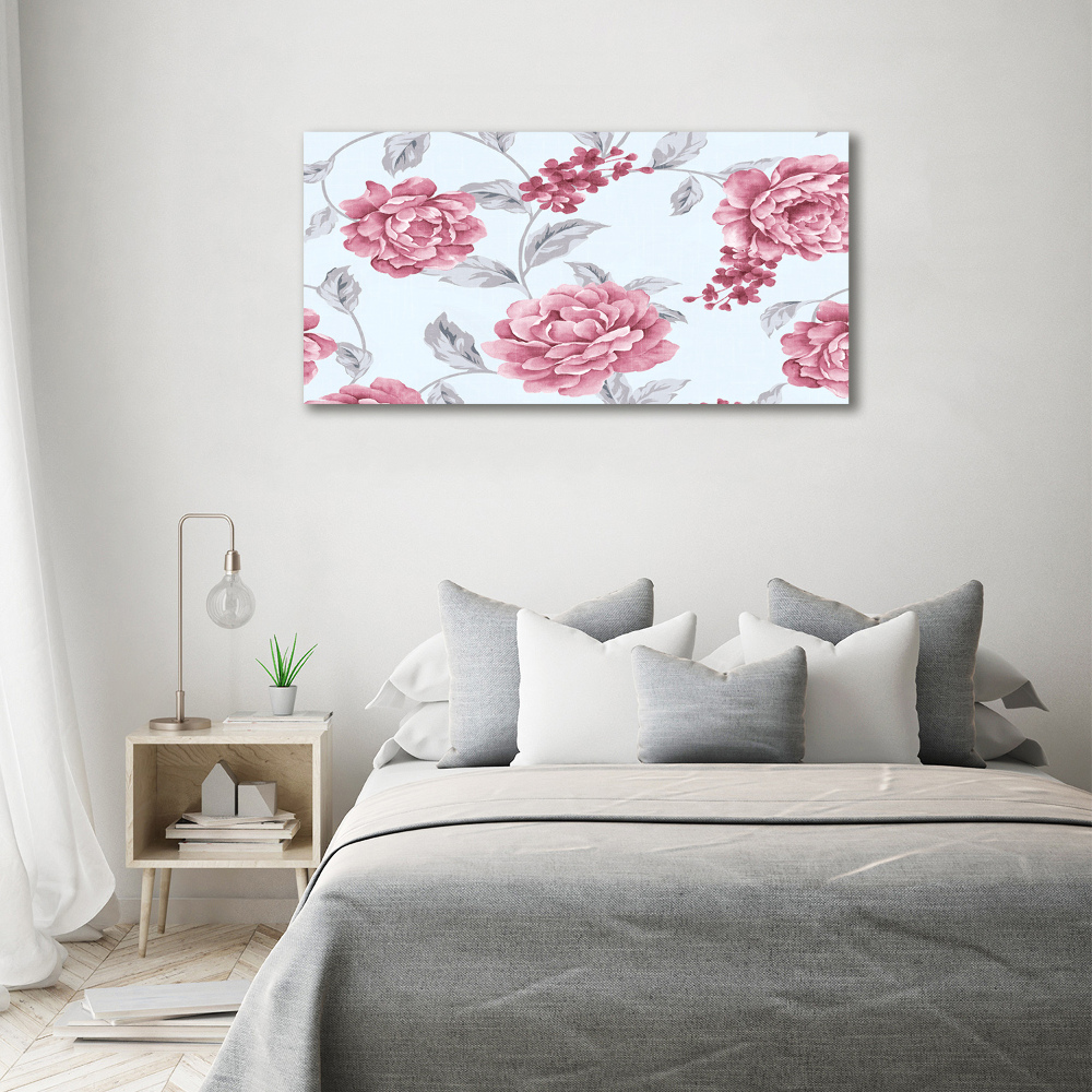 Acrylic wall art Peonies