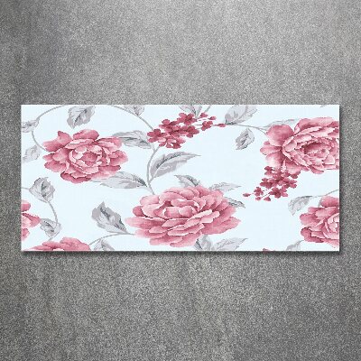 Acrylic wall art Peonies