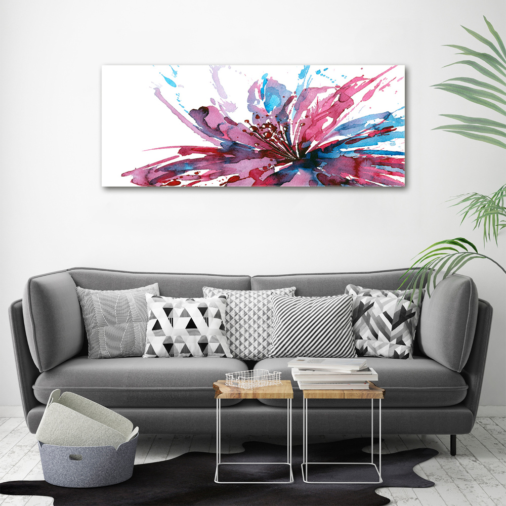 Acrylic wall art Abstract flower