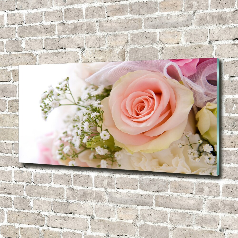 Acrylic wall art Bouquet of flowers