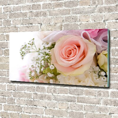 Acrylic wall art Bouquet of flowers