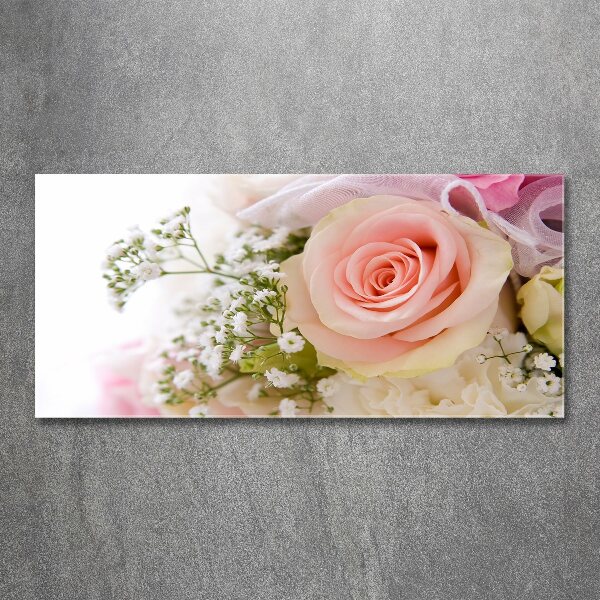 Acrylic wall art Bouquet of flowers