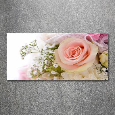 Acrylic wall art Bouquet of flowers