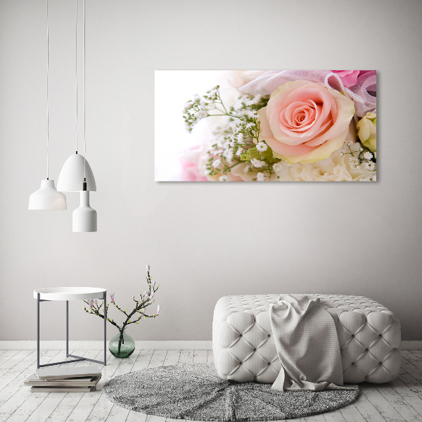 Acrylic wall art Bouquet of flowers