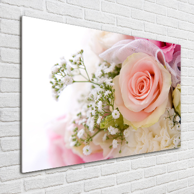 Acrylic wall art Bouquet of flowers