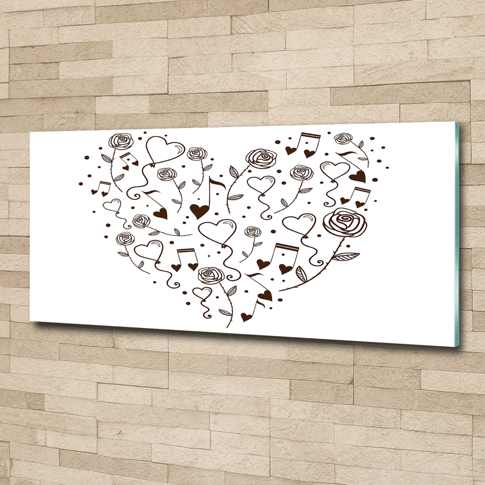 Wall art acrylic Heart