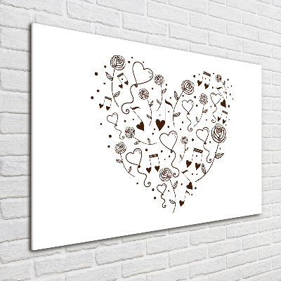 Wall art acrylic Heart