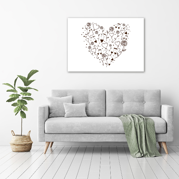 Wall art acrylic Heart