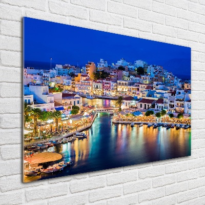 Acrylic wall picture Crete Greece