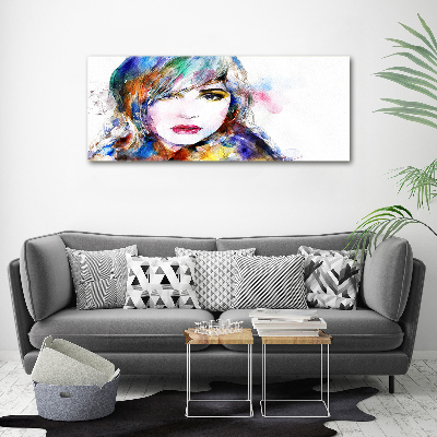 Acrylic wall art Woman's face