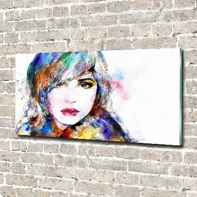 Acrylic wall art Woman's face