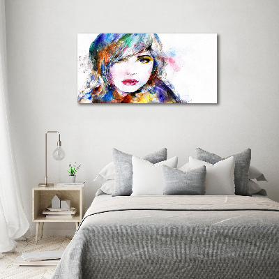 Acrylic wall art Woman's face