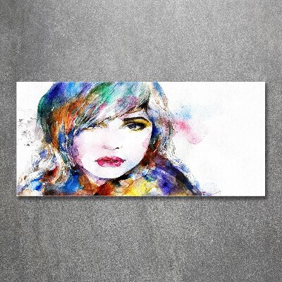 Acrylic wall art Woman's face