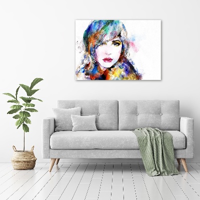 Acrylic wall art Woman's face