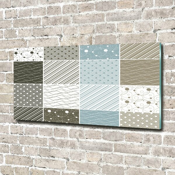 Wall art acrylic Geometric patterns