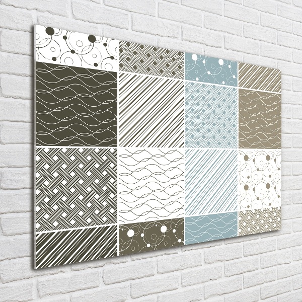 Wall art acrylic Geometric patterns