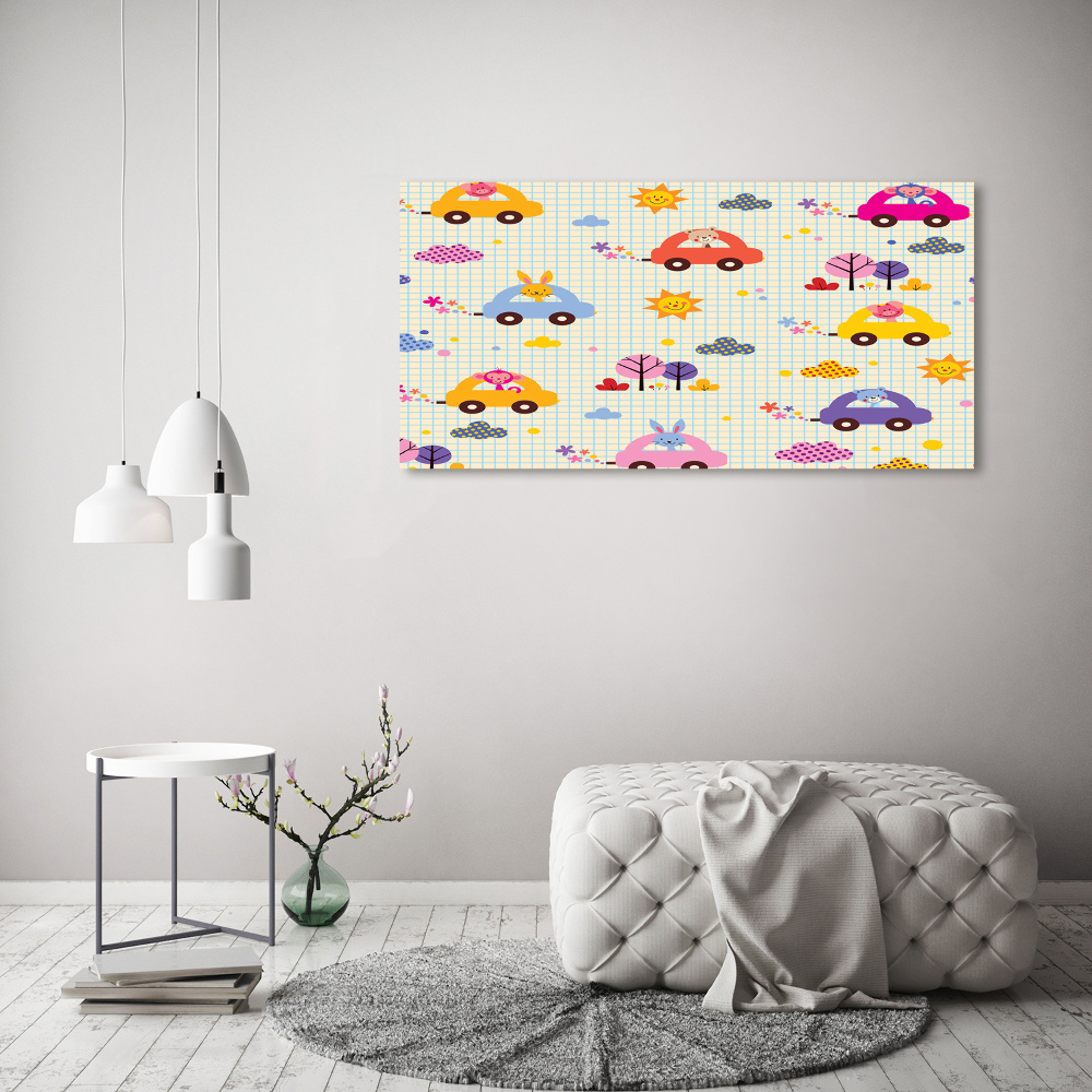 Acrylic print Cars