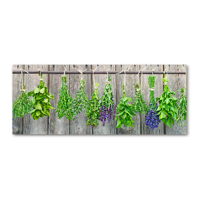 Print on acrylic Herbs on a string