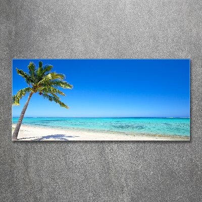 Print on acrylic Tropical beach