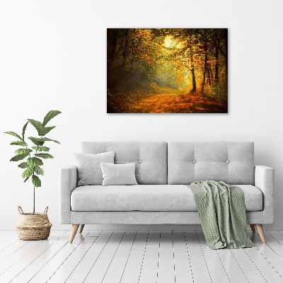 Wall art acrylic Forest in autumn